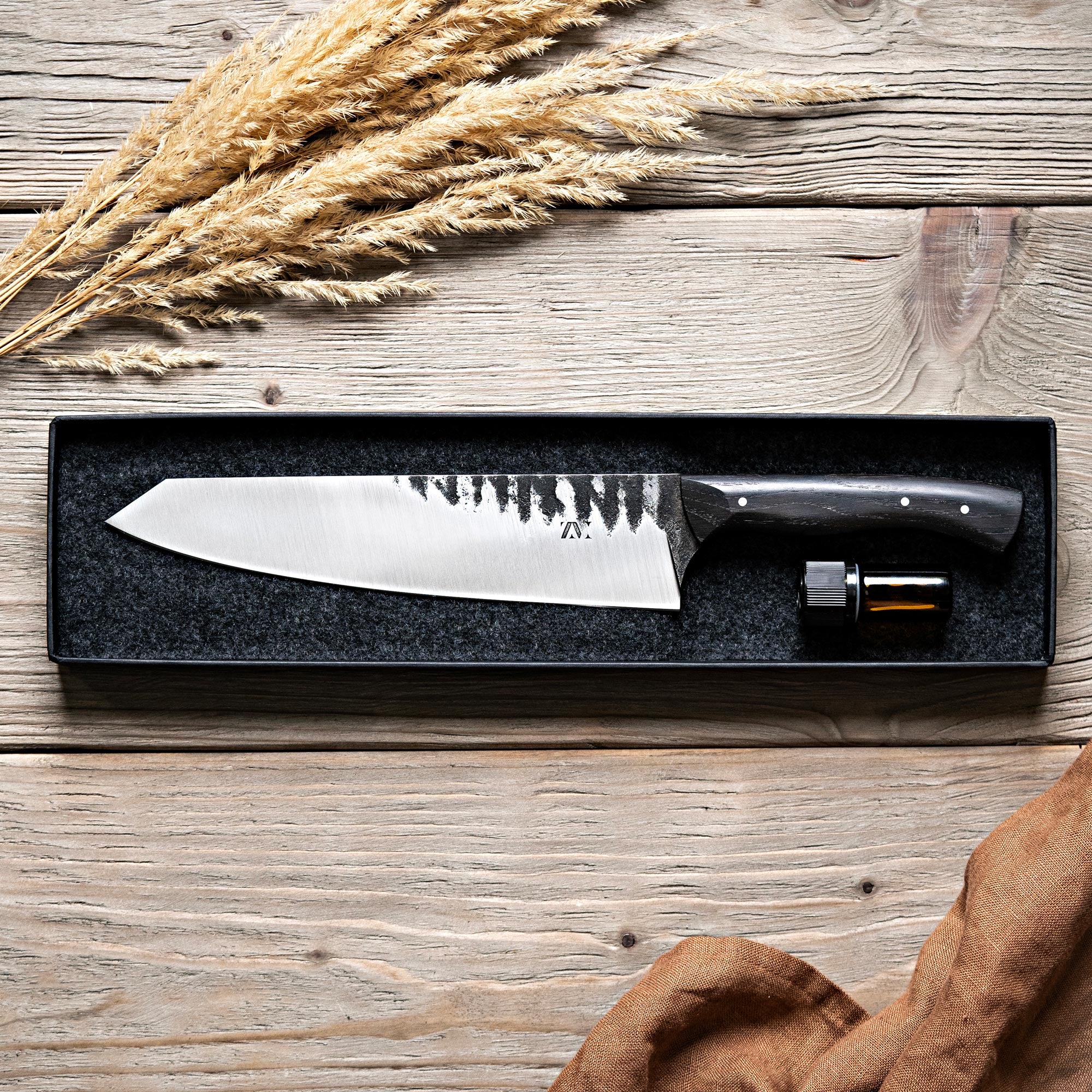 Couteau de cuisine en acier carbone