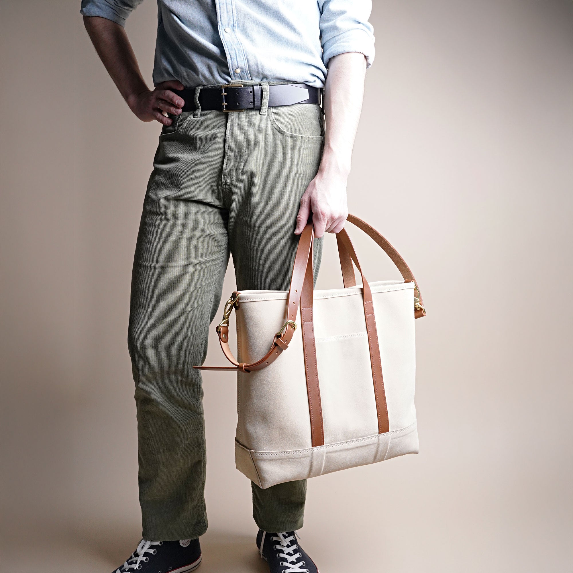 Tote Bag Veloursleder