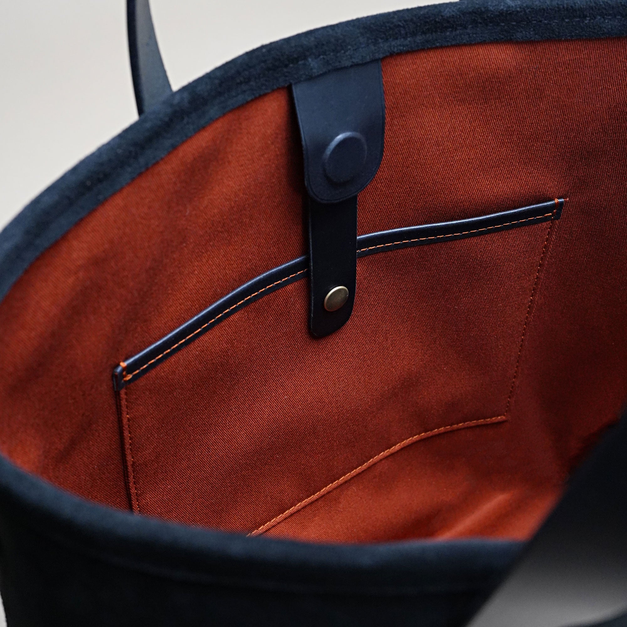 Tote Bag Veloursleder